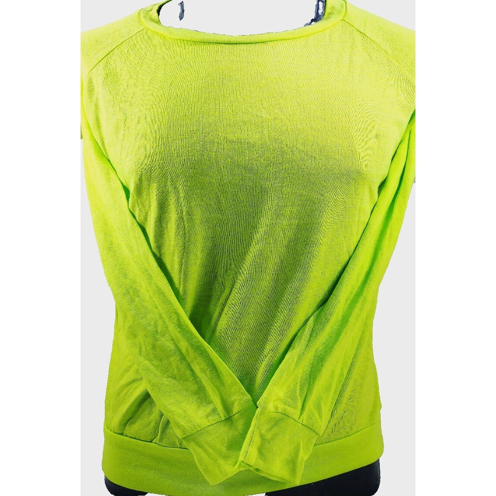 Alternative Earth Women's Size S/M/L/XL Green Pullover Shirt Blouse  Wide Collar